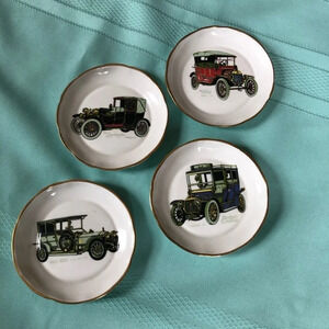 Lot of Four  Vintage Canadian Made Mini Plates